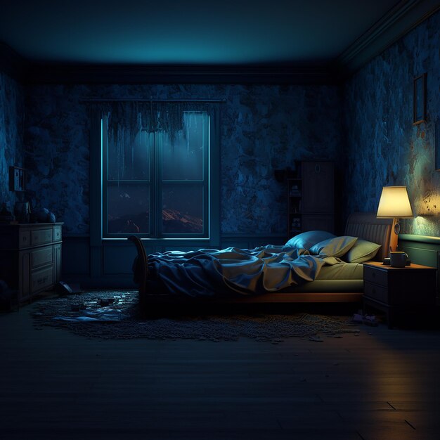 3d rendered photos of slow night