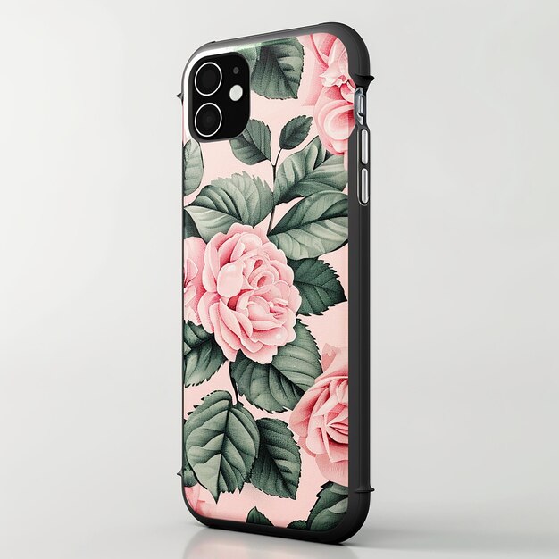 Photo 3d rendered photos of unique designs of mobile cover designs mockup