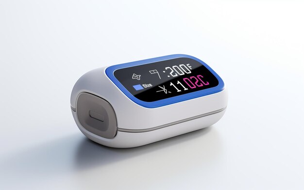 3D Rendered Pulse Oximeter in HighQuality 8K