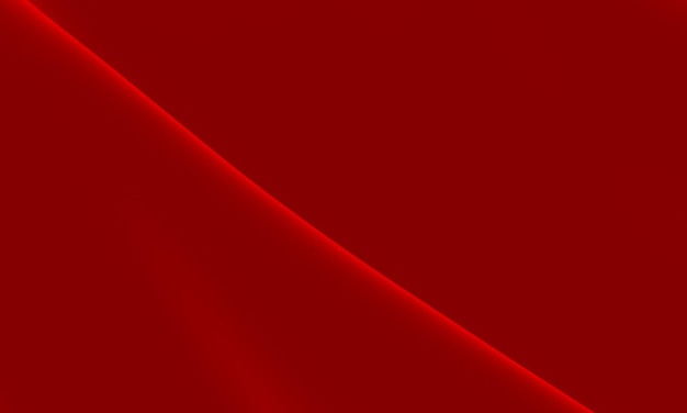 3D rendered red rippled cloth. Abstract wave background.