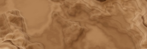 3D rendered sedimentary mountain Sandstone hill