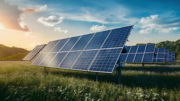 3d rendered solar panel isolated on a white background