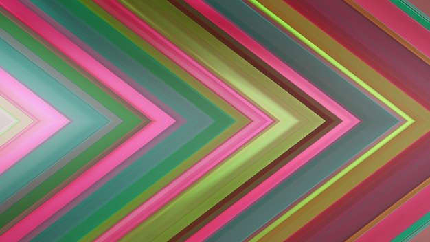 3d rendering of an abstract angular composition consisting of panels and lines
