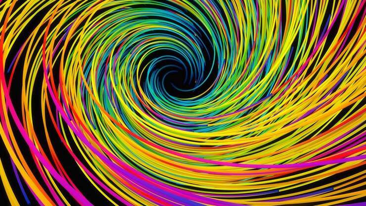 Photo 3d rendering abstract background and colors