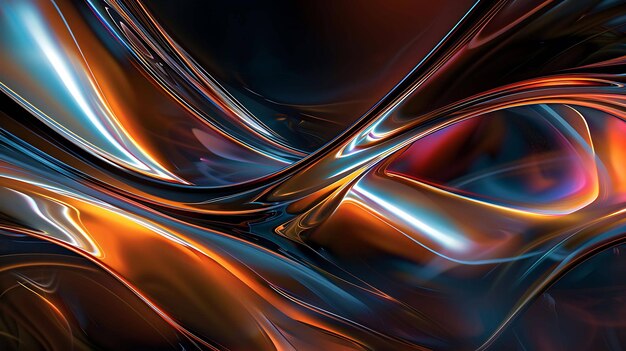 3D rendering Abstract background with multicolored gradient Modern colorful wallpaper