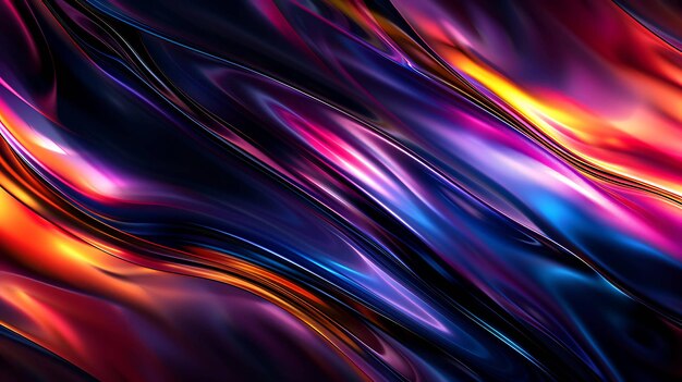 3D rendering abstract background with vibrant colors