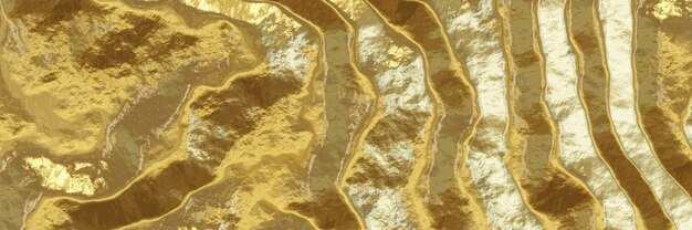 3D rendering abstract gold background. Golden texture.