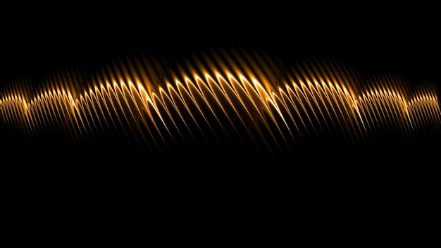 3d rendering abstract gold and black light pattern with the gradient background black dark modern
