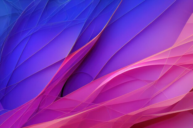 3D rendering abstract line background