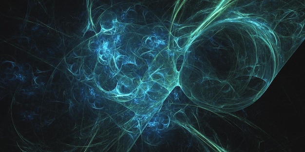 3d rendering abstract multicolor fractal background