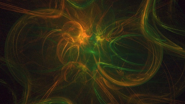 3d rendering abstract multicolor fractal background.