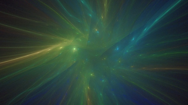 3D rendering abstract multicolor fractal background.