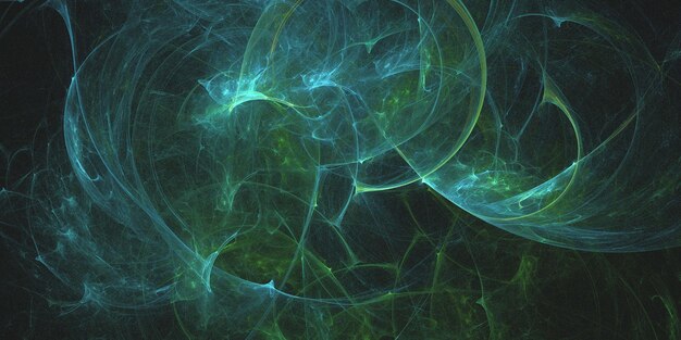 3D rendering abstract multicolor fractal background