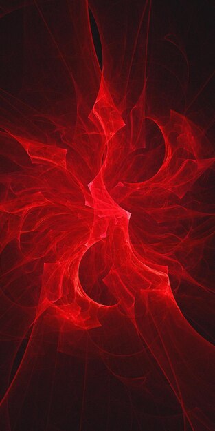 3D rendering abstract multicolor fractal background