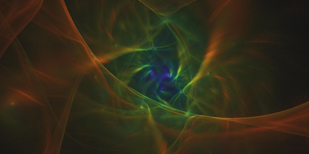 3d rendering abstract multicolor fractal background