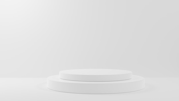 3d rendering abstract shape podium product background
