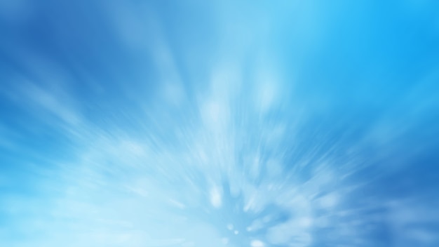 3D rendering of abstract shiny blue background