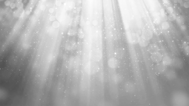 3D rendering of abstract shiny silver background based on particles
