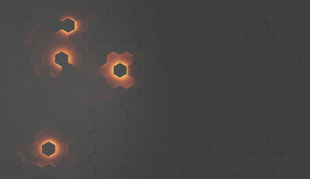 3d rendering of abstract wallpaper with geometric shapes.