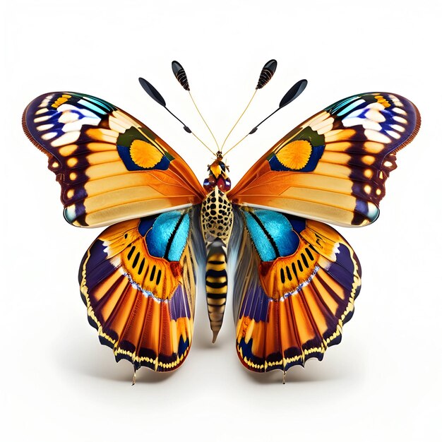 3d Rendering Admiral Butterfly Animal AI Generative