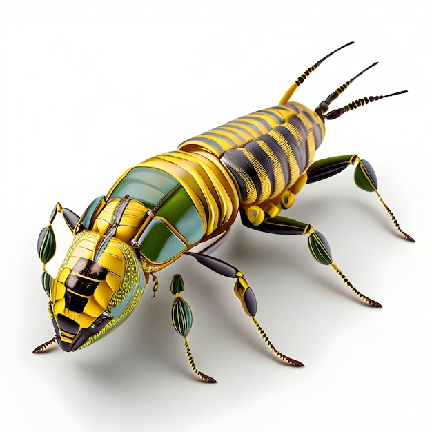 3d Rendering African Sugarcane Borer Animal AI Generative (Рендеринг африканского сахарного тростника)