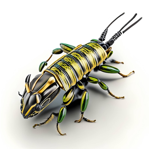 3d Rendering African Sugarcane Borer Animal AI Generative (Рендеринг африканского сахарного тростника)