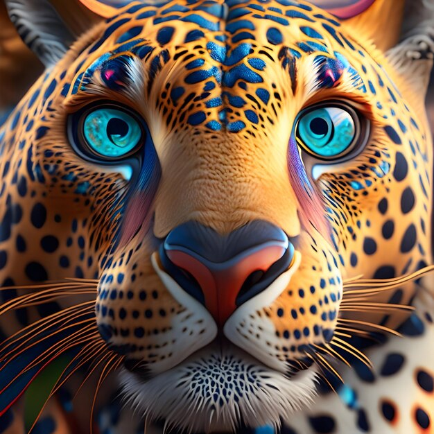 3d Rendering Aidi Animal AI Generative