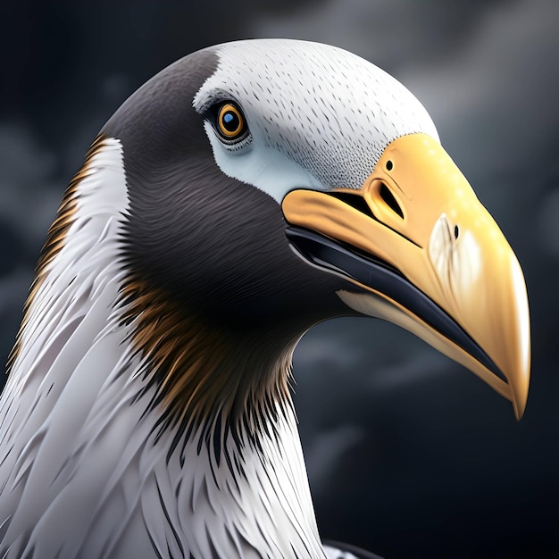 3D-рендеринг Albatros Animal AI Generative