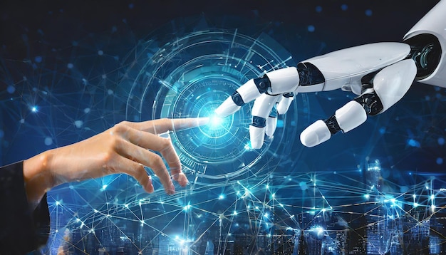 3Dレンダリング 人工知能 AI ロボットとサイボーグの研究 人間の未来のための開発 デジタルデータマイニングと機械学習技術 コンピュータ脳の設計