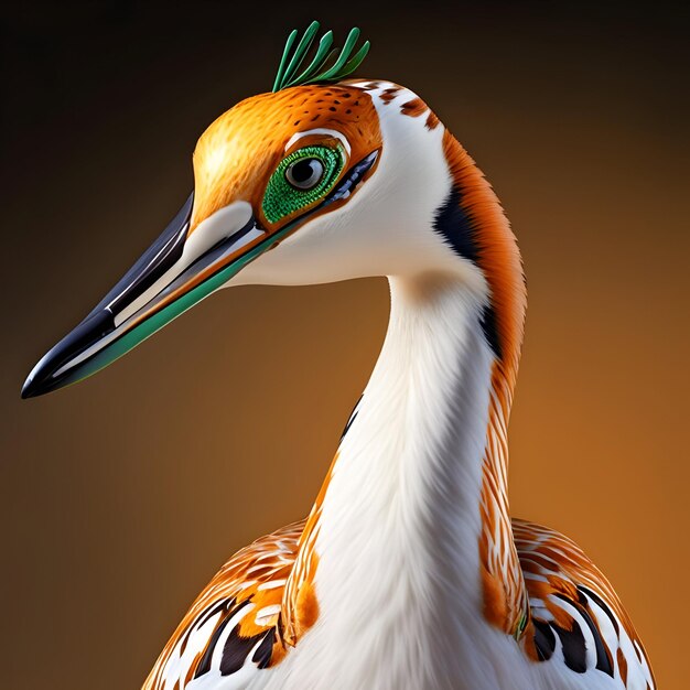 3d Rendering Avocet AI Generative