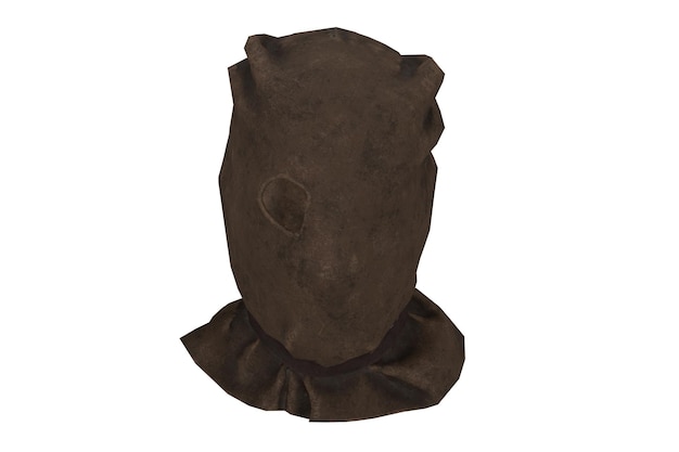 3d rendering bag head kidnapping