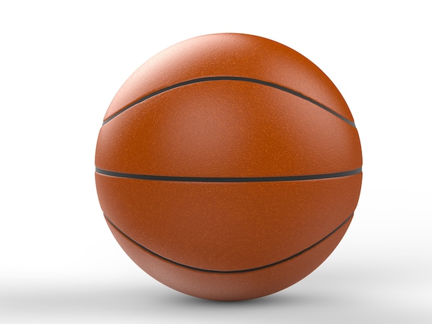 3D-rendering basketbal bal