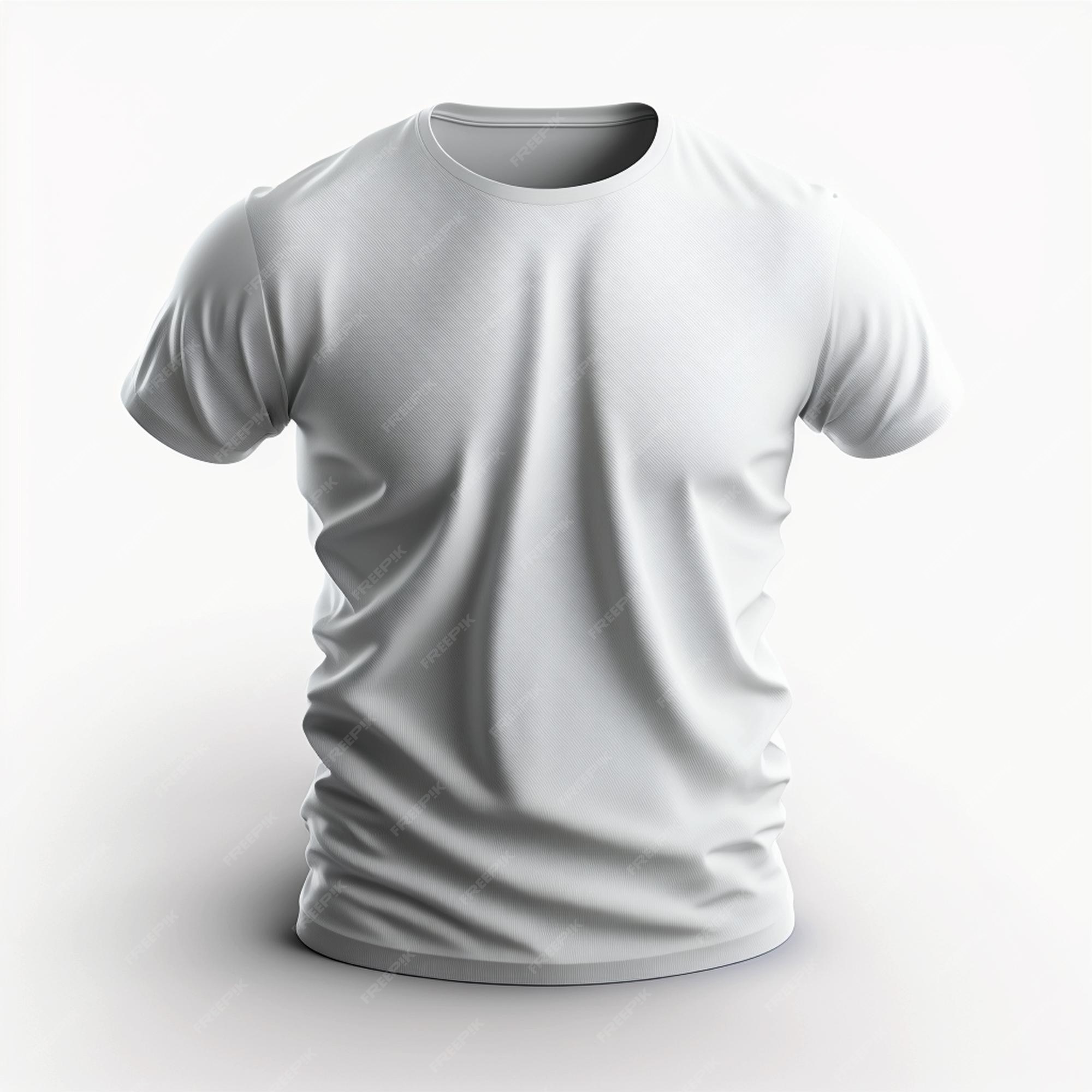 international Faderlig pen Premium Photo | 3d rendering of blank white t-shirt isolated for mockup,  high resolution, 4k