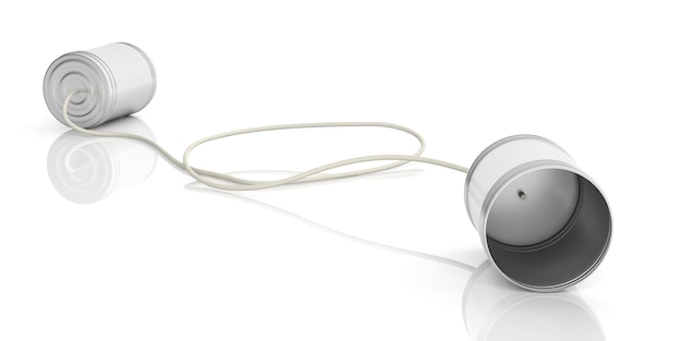 3D-rendering blikken telefoon