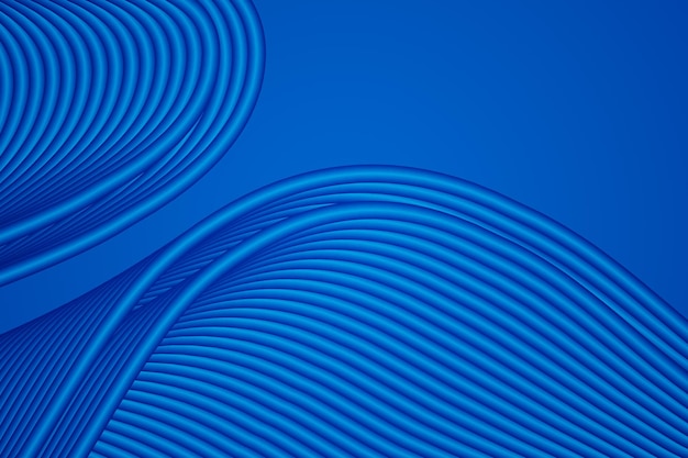 3D-рендеринг синей красивой линии текстуры текстуры фона