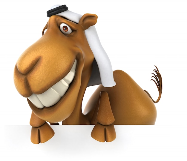 3D rendering of camel