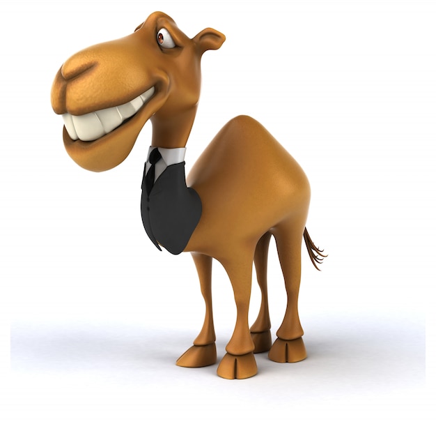3D rendering of camel