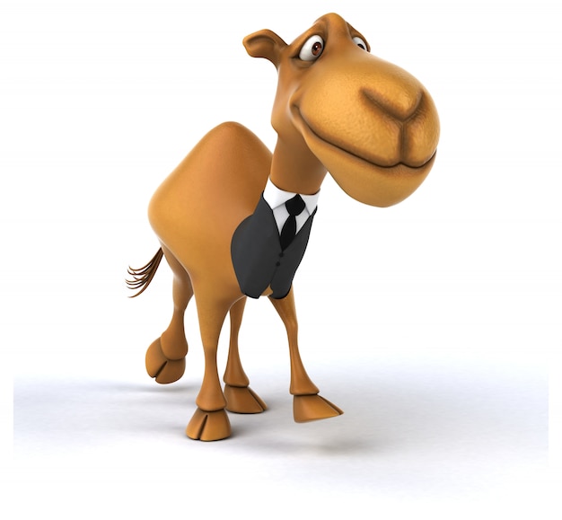 3D rendering of camel