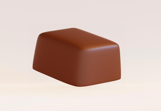 3d rendering of chocolate