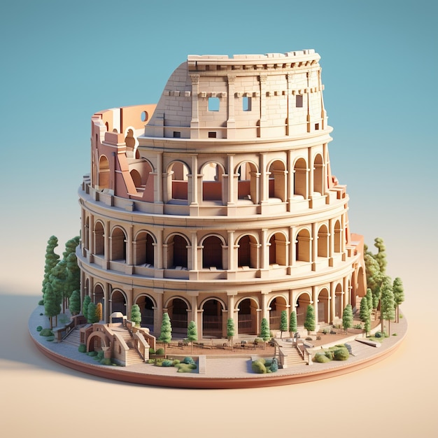 3d rendering of The Colosseum