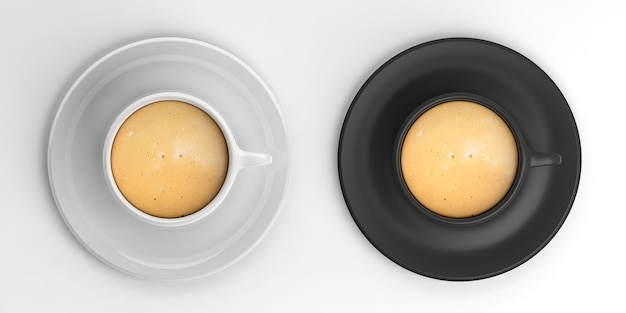 3d rendering cup of coffee
