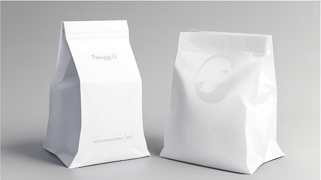 3D Rendering of Customizable Product Packaging Bag