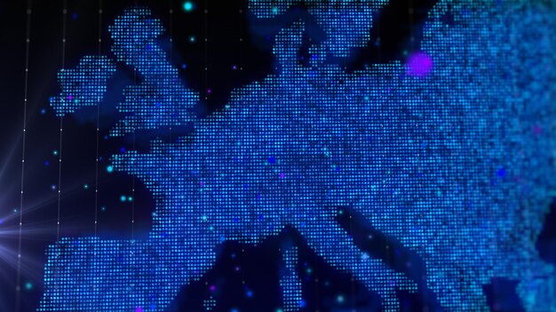 3D レンダリング デジタル地図