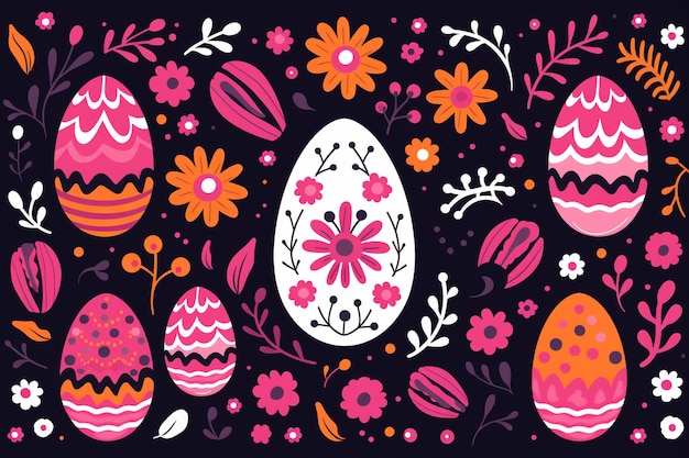 3d rendering of easter background