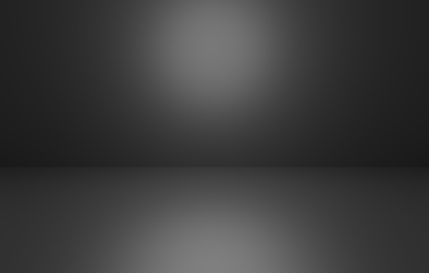 3d rendering of empty black abstract minimal concept background
