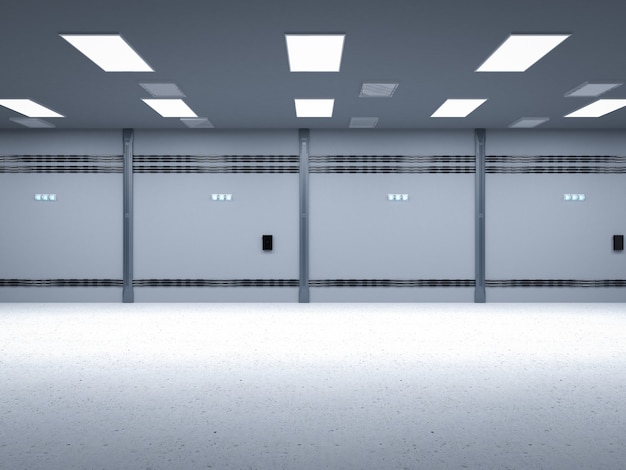 3d rendering empty room interior or empty platform