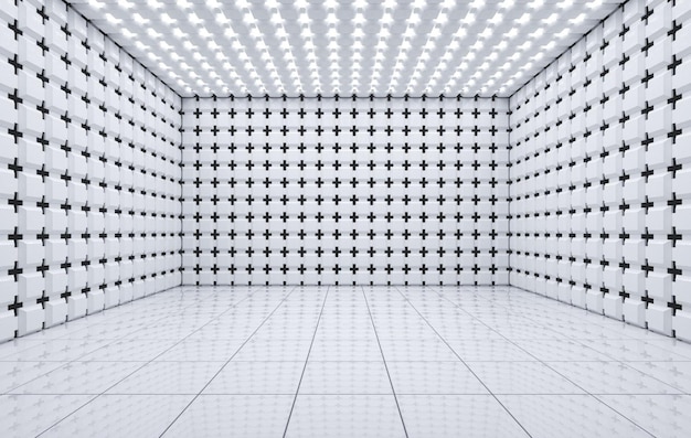 3D rendering exhibition background