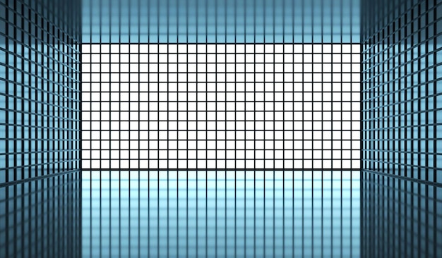 3D 렌더링 전시 배경