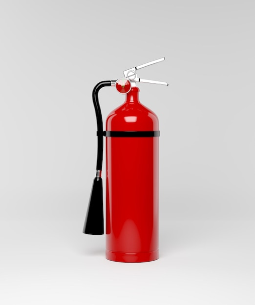 3D rendering Fire extinguisher isolated on white background