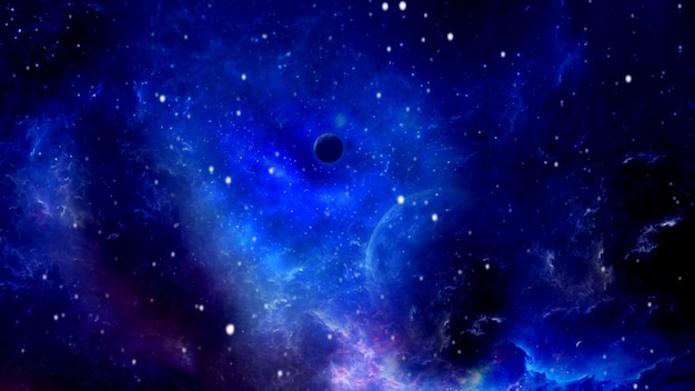 3d Rendering Galaxy Starry Night Background